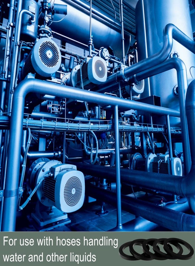 Fabbay 20 Pack 3" Camlock Gasket Fitting Cam Lock Hose Seal for Female Coupler Cam Groove Replacement Rubber Washer Black Rubber Gasket Ring Large Replacement Strainer for Pool Plunger Valves - Image 5